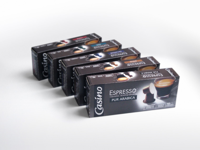 Gamme packaging Espresso Casino