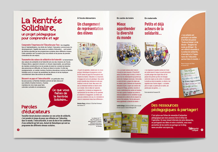 Solidarité Laïque Brochure 2014